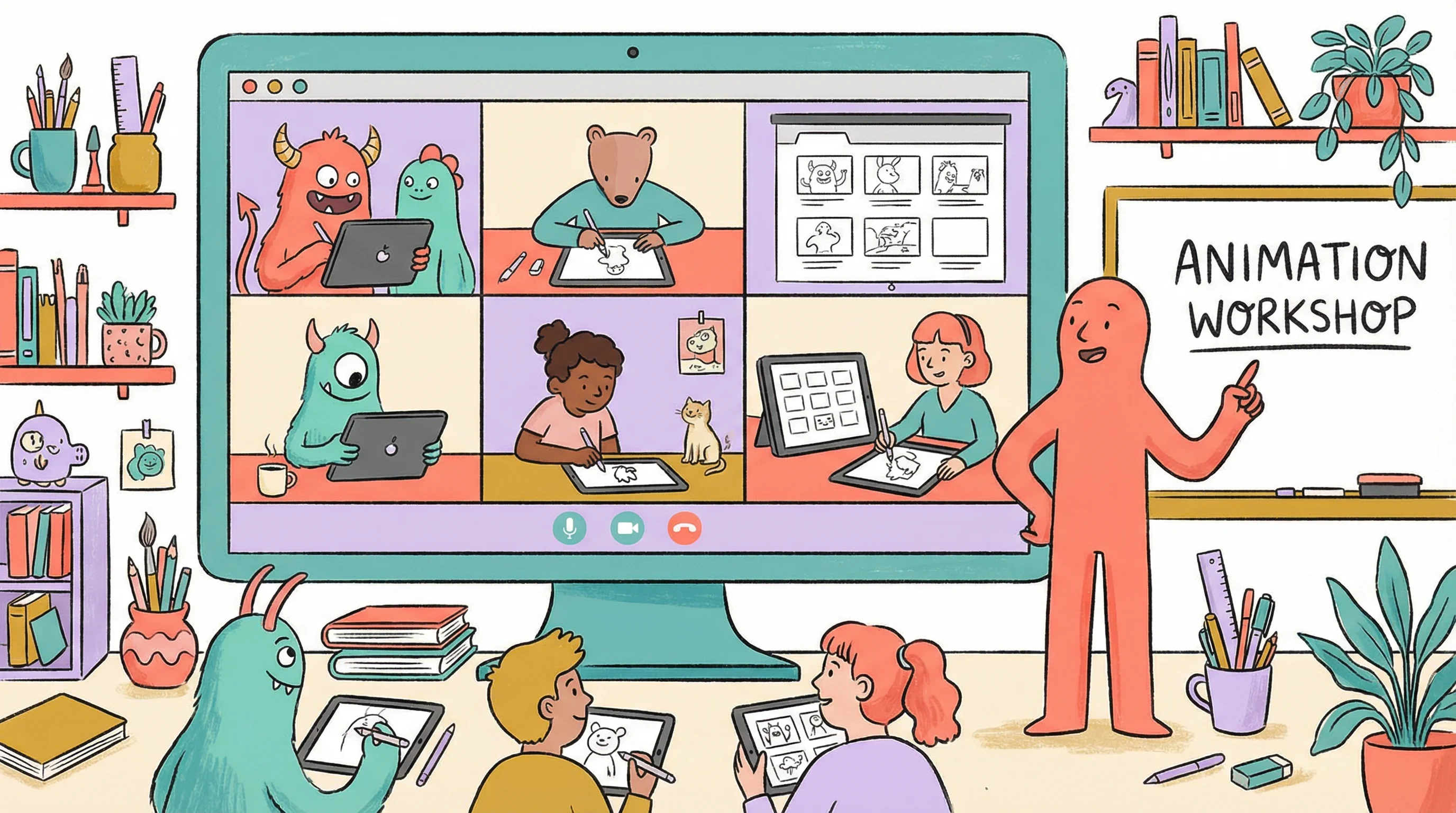 画笔与光影 - 独立实验动画短片 - 动画创作过程记录